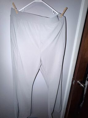 HALARA Light Gray Wide Leg Women's Pants